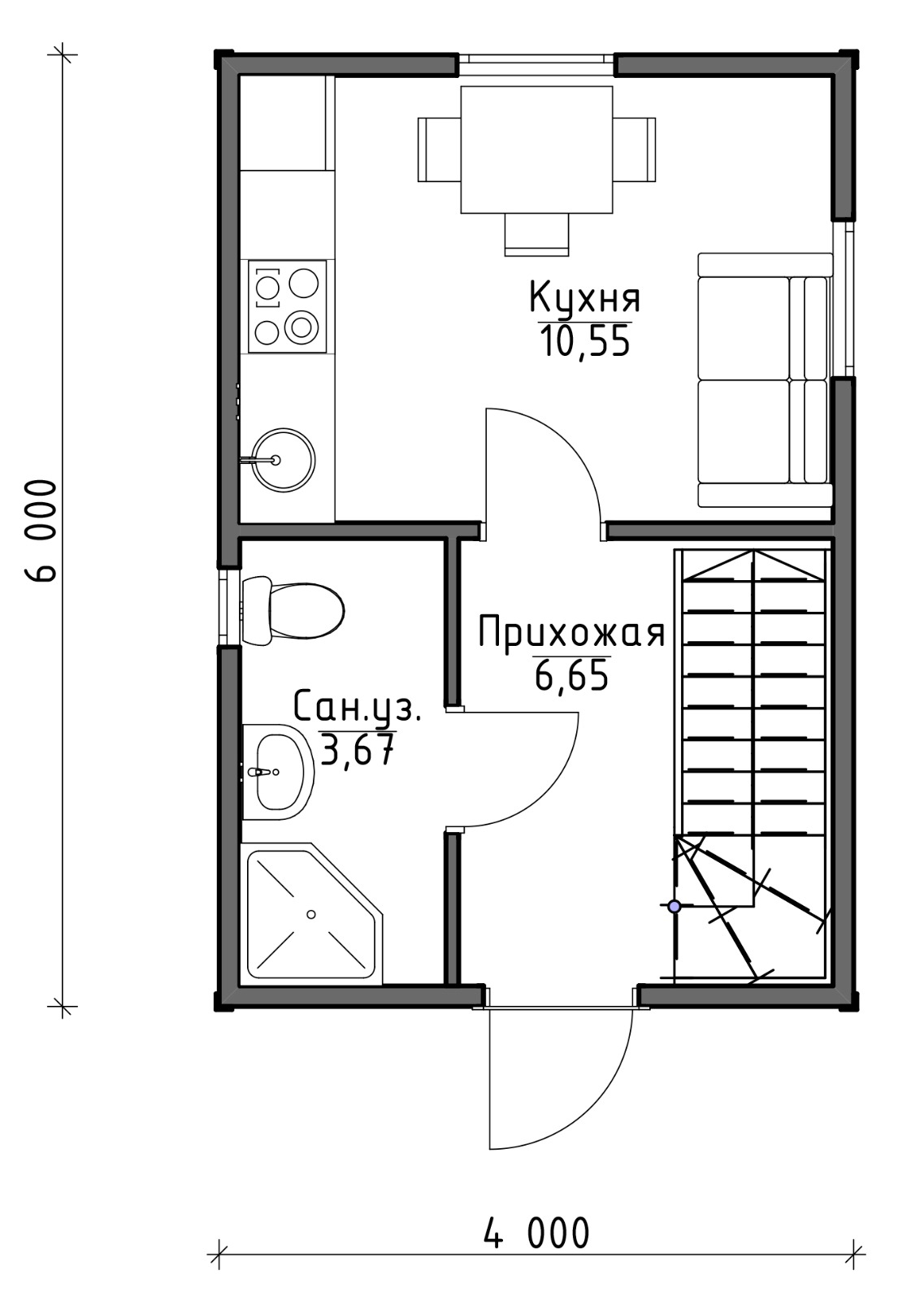 ДОМ СЕМЕЙНЫЙ 6Х4 ДОМ СЕМЕЙНЫЙ 6Х4