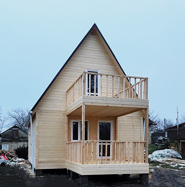 Каркасный дом 6х8 с. Пелагиада