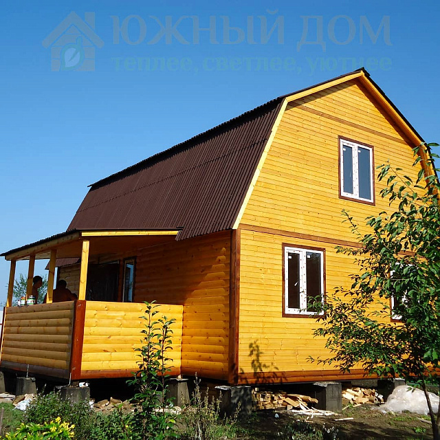 Каркасно-щитовой дом 6х9