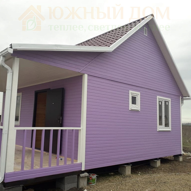 Каркасно-щитовой дом 6х5 