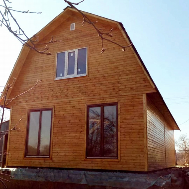 Каркасно-щитовой дом 6х9 (Ростовская область)