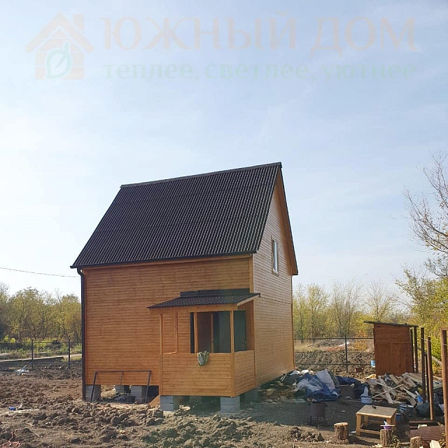 Каркасно-щитовой дом 6х6 (Ставрополь)